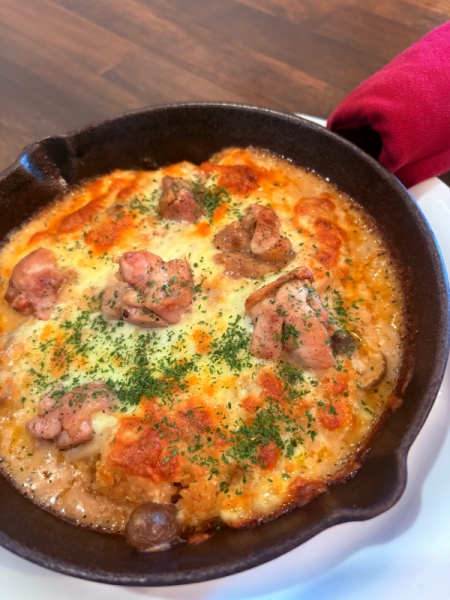 若鶏とキノコのエスペシャルクリームドリア